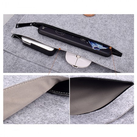 13" Premium Felt Laptop Macbook Sleeve 08